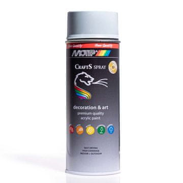 MOTIP DUPLI Akrilna barva v spreju RAL 7001 srebrno siva 400 ml