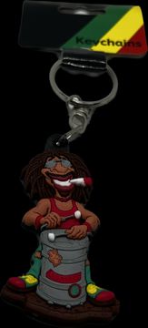 shumee Obesek za ključe Bob Marley Rasta Joint - večbarven