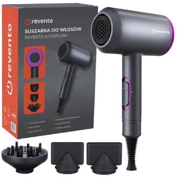 shumee Sušilnik za lase AeroFlow z ionizacijo + 3 nastavki