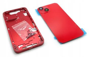 shumee Ohišje ZADNJI okvir za Apple iPhone 14 rdeče barve