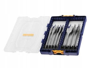 Irwin Komplet 8 lopatastih svedrov za les 12–32 mm