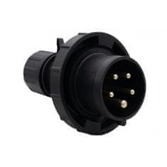 F-ELEKTRO Vtič 16A/5P 380V-415V /FE/ IP67 črne barve F7.0161