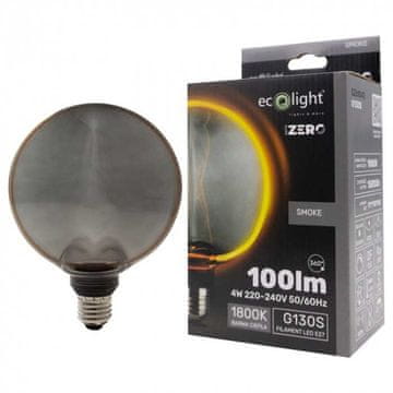 shumee LED žarnica serije Zero 4W 100lm E27 G130 dimljena
