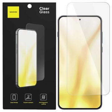 shumee Spacecase stekleno prozorno 2.5D za OnePlus Nord 5