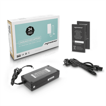 movano Polnilec za Clevo 19,5 V 10,3 A 200 W 5,5 x 2,5 mm