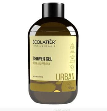Ecolatier Ecolatier gel za prhanje z jojobo in papajo 600 ml