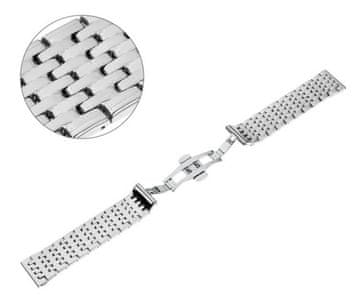 Pacific Pacifiška zapestnica 22 mm PVD srebrna polmodel 78