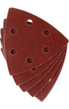 DREL Brusni papir Delta Velcro 93 x 93 mm, P80, 5 kosov