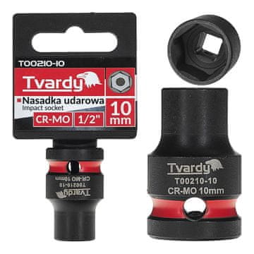 Tvardy Udarni nastavek 1/2" 6-kraki 10 mm CR-MO (10/200)