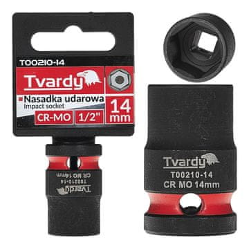 Tvardy Udarni nastavek 1/2" 6-kraki 14 mm CR-MO (10/200)