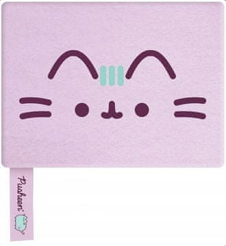 shumee Pusheen plišasti dnevnik zvezek vijoličen Bambino