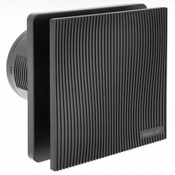 shumee Ventilator za kopalnico Ventis Linea 100 Črna S