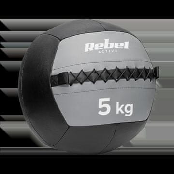 Rebel Medicinska žoga Rebel Leather Rehabilitation 5 kg