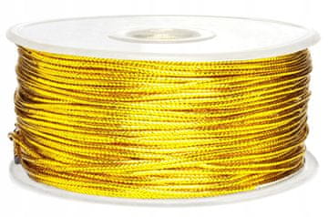 shumee Zlata okrasna vrvica, za darila in vabila, 1,5 mm