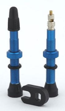 Trezado Modri ventili Trezado Tubeless - 2 kosa s ključem