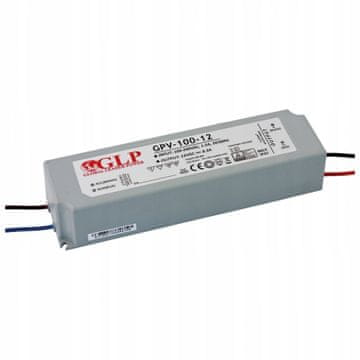 LED NAPAJALNIK 12V 100W GPV-100-12 8A HERMETIČEN