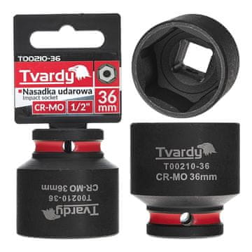 Tvardy Udarni nastavek 1/2" 6-kraki 36 mm CR-MO (12/48)