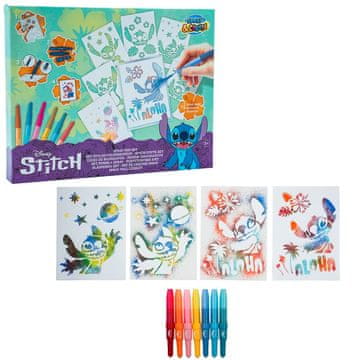 Disney Stitch - komplet brizgalnih flomastrov - 2013884