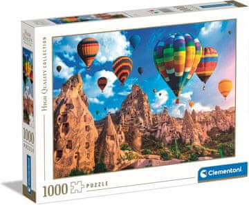 Clementoni 1000-delna sestavljanka. Baloni HQ v Kapadokiji.