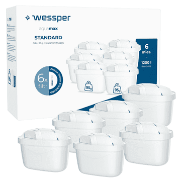 Wessper Wessper WES003-6 vložki za vrč AquaMax, 6 kosov.