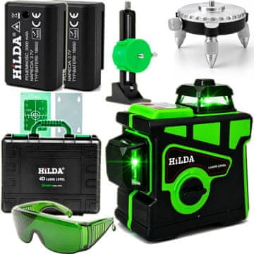shumee Hilda 3D PRO 360 laserski nivelir, križni, zelen