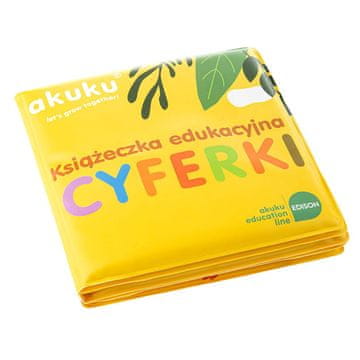 AKUKU Izobraževalna kopalna knjiga "Cyferki", "Akuku"