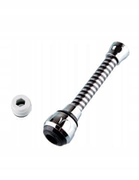 shumee ABS aerator z jekleno pleteno cevjo, 2 funkciji