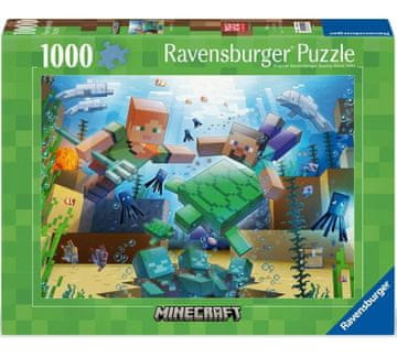 Ravensburger Ravensburger 04219 Puzzle 1000 Minecraft mozaik