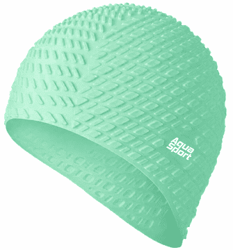 Aqua-Sport Kapa Aqua-Sport z mehurčki, aktivna mint AS9265