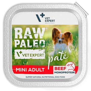 VetExpert RAW paleo pašteta Mini za odrasle govedine 150g