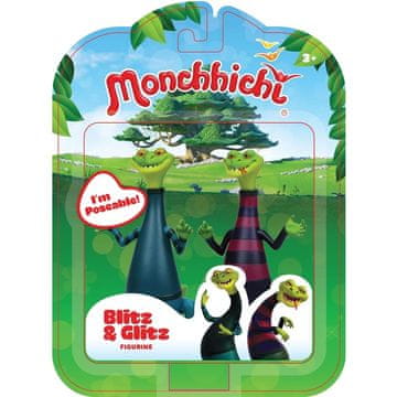 Monchhichi Figure Monchhichi Blitz in Glitz, 2 kosa, 10 cm