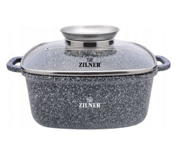 shumee Kvadratna pekač 3,5 l 22 cm zilner siva ZL-7058