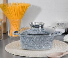 shumee Kvadratna pekač 3,5 l 22 cm zilner siva ZL-7058