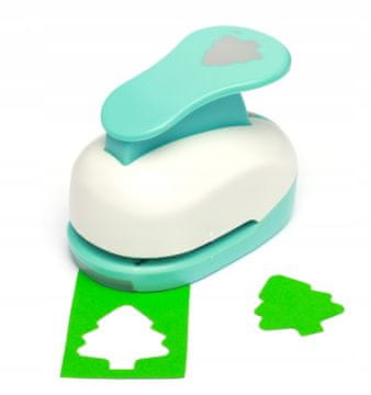 shumee Dekorativni luknjač za papir 3,8 cm 38 mm Drevo