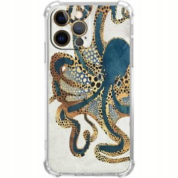 shumee Ovitek Octopus za iPhone 12 Pro Max, TPU, moder