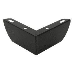 BB Kotna noga za pohištvo, mat črna, višina 5,5 cm