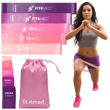 shumee Komplet 5 mini vadbenih trakov FIT4MED fitness