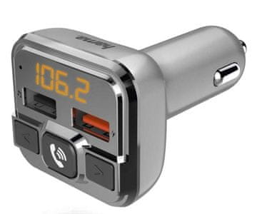 Hama Hama 14165 Bluetooth FM oddajnik srebrne barve