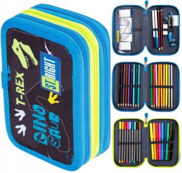 CoolPack Trojni peresnik s pripomočki ST.right Dinosaur