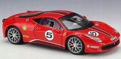 BBurago Ferrari 458 Challenge #5 rdeč model Bburago 26302