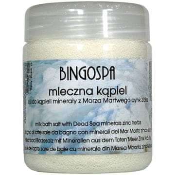shumee Mlečna kopel z minerali Mrtvega morja bingospa