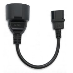 Qoltec adapter IEC 320 C14/ FRANCOSKI | 0,15 m