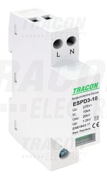 Tracon Electric Odvodnik prenapetosti T3, AC, trdno ohišje 2P