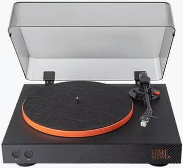 shumee JBL Spinner BT gramofon črne in oranžne barve