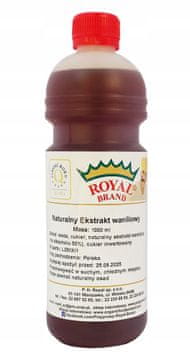 Royal Brand Naravni ekstrakt vanilije Vanilija 1000 ml fv