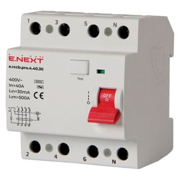 shumee E.next p003019 PRO 4P 40A 30mA 6kA RCD TIP AC