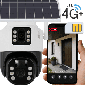 shumee VCS09-4G V380 PRO GSM solarna vrtljiva kamera