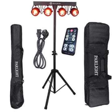 shumee Stojalo za LED COB PAR žarnico LIGHT4ME 4x30W