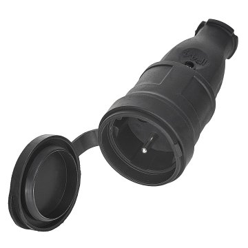 shumee Gumijasta vtičnica z zavihkom 16A IP44 (120)