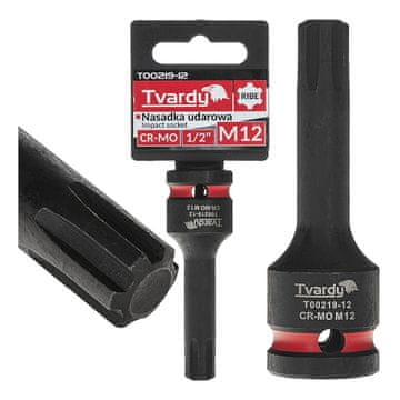 Tvardy Ribe udarni nastavek 1/2" M12 CR-MO (10/100)